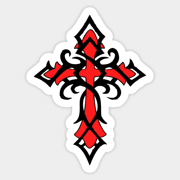 Holy cross Sticker by Jenex